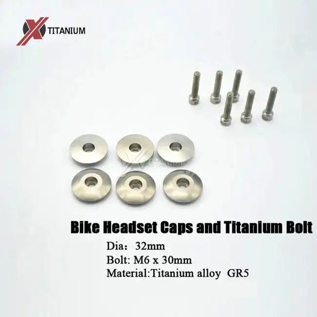 Titanium Headset Cap And Bolt